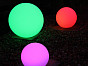 Уличный шар-светильник 220V RGB Россия, материал 3D пластик, доп. фото 1